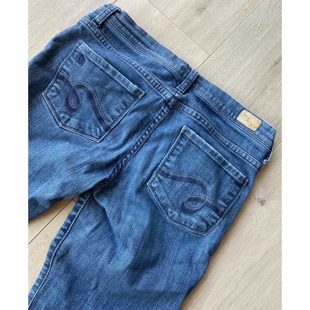 See Thru Soul I Am Marilyn Skinny Gray-blue Denim Jeans Stretchy Size 29